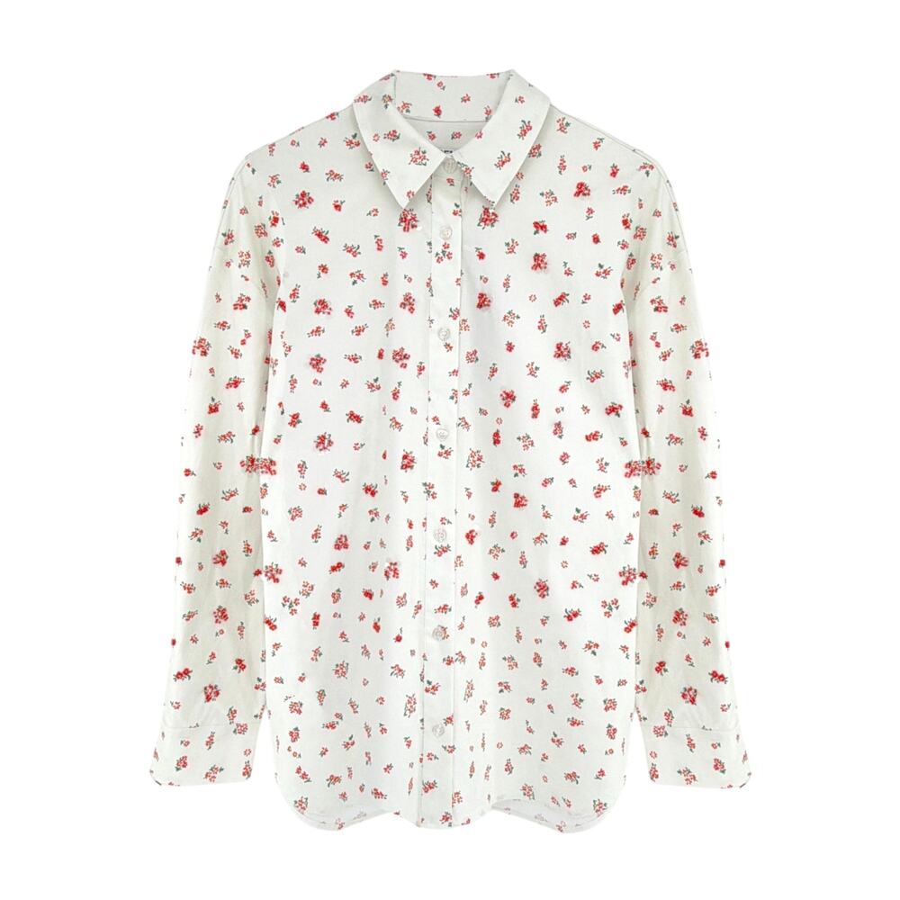 ESSENTIEL ANTWERP Ililly Floral Print Oversized Shirt XS